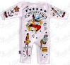 PINK OLD SCHOOL Rockabilly Onesie