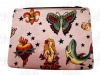 Pink Tattoo design Rockabilly Pouch