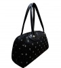 Anchor design black bowling bag