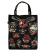 Flash Design Black Canvas Bag