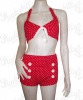 Polka Dots Vintage Rockabilly Red Bikini