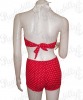 Polka Dots Vintage Rockabilly Red Bikini