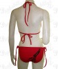 Red Skeleton Hands Punk Bikini