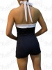 Navy Blue Vintage Swimsuit