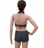 50's Style High Waist Polka dots Bikini