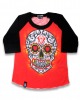 Tattoo Skull Red Shirt