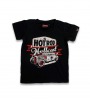 custom skull Hot Rod car rockabilly kid's t-shirt