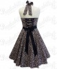 Leopard rockabilly swing dress
