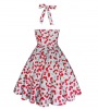 Polka Dots & Cherry white dress
