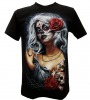 White Hair Tattoo Lady Men T-Shirt