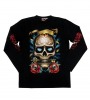 Skull Tattoo Face Long Sleeves Men Shirt