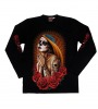 Praying Lady Tattoo Long Sleeves Men Shirt