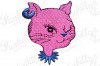 Pink Cat Punk Patch.