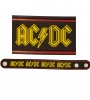 AC DC Rubber Bracelet
