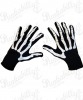 Black and White Skeleton Gloves