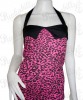 Leopard pink rockabilly tank top