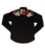 Skulls & Roses Long Sleeve Work Shirt