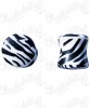 Acrylic print plug zebra design