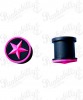 Pink Star Design Silicone Plug
