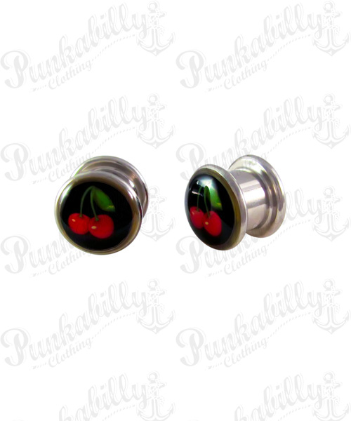 Stainless Steel Red Cherry Plug